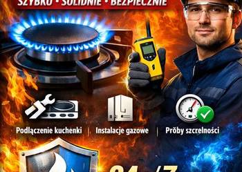Gazownik Lublin Podłączenia Gaz Szczelność Protokół 24/7