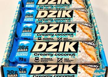 DZIK Protein Bar Creamy Coconut 24 szt. – 30 g białka