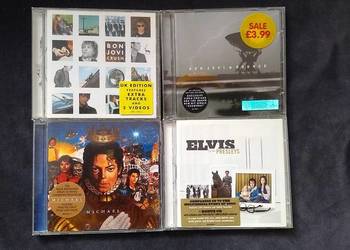 CD Michael Jackson ELvis Bon Jovi