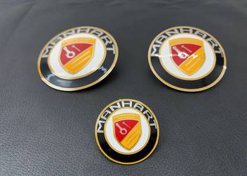 Zestaw logo Manhart BMW  3szt