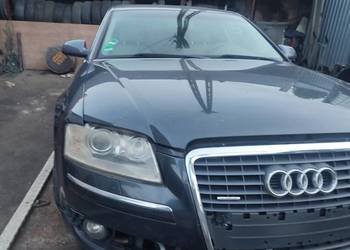 AUDI A8 D3 4.2TDI LIFT PRZÓD KOMPLETNY ZDERZAK MASKA LAMPY BLOTNIKI CHLODNI