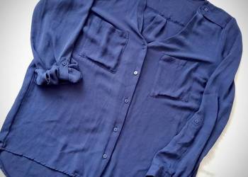 Granatowa koszula H&M - M/L