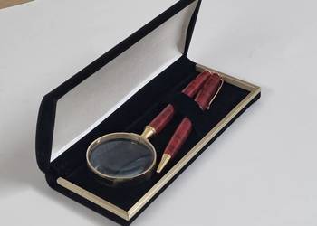 Zestaw upominkowy lupa i długopis