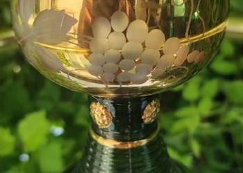 Bogato zdobiony złoceniami i szlifowanymi winoroślami remer/ puchar Bogato zdobiony złoceniami i szlifowanymi winoroślami remer/ puchar