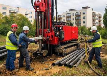 odwierty pod pompę ciepła gruntowa pompa gruntowe pompy ciepła Rzepin