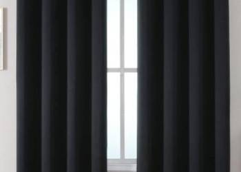 Zasłony zaciemniające marki CUCRAF 140x175 Czarne