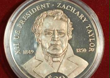 XII PREZYDENT USA • ZACHARY TAYLOR 1849 1850 20 dolarów