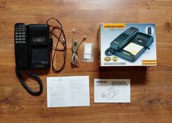 Kolekcjonerski retro telefon Soundesign Memo Phone 7326 z 1994 r.