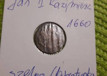 moneta szeląg Jana Kazimierza z 1660r