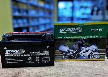 Akumulator motocyklowy 12V 6Ah 120A L+ GROM GTX7A-BS