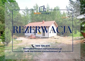 Nowoczesny dom całoroczny w stanie surowym