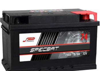 Akumulator 74Ah 670A SPECBAT wysoki Akumulator 74Ah 670A SPECBAT wysoki