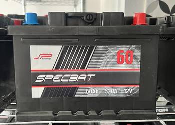 Akumulator 60Ah 520A EN SPECBAT  PRAWY PLUS niski