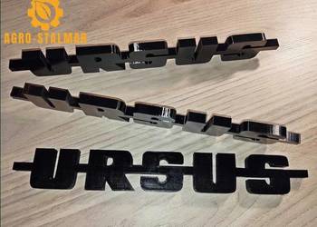 URSUS napis logo emblemat 3D zestaw 2szt mocny solidny PET-G