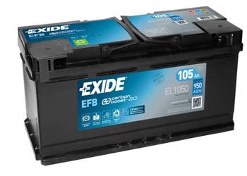 Akumulator 105Ah 950A Exide Start Stop EFB P+