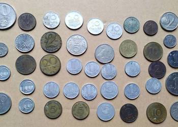 Monety MIX zestaw x 42 sztuki ROZMAITOŚCI