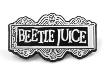Label | 6 cm | Metal | Przypinka | Beetlejuice