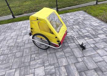 Przyczepka rowerowa dla 2 dzieci