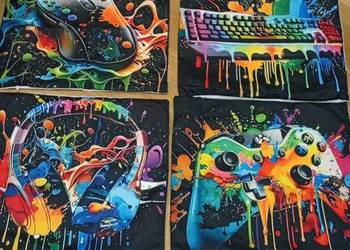 poszewki na poduszki 40x40, gamer