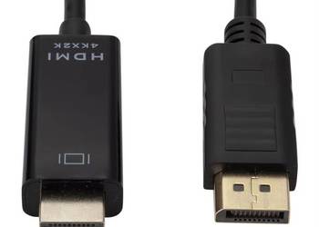 Kabel przewód Display Port do HDMI długość 1,6m