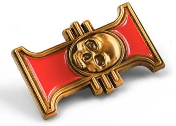 Rozeta Inkwizytorska | 6 cm | Metal | Przypinka | Warhammer 40k