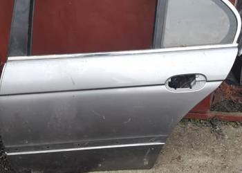 BMW 5 E39 SEDAN DRZWI LEWE TYŁ  przód GOŁE SREBRNE