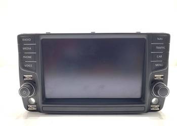 WYŚWIETLACZ VW PASSAT B8 5G0919606 EKRAN MONITOR, MULTIMEDIA