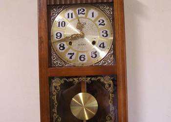 Zegar ścienny mechaniczny JUPITER – 31 Day – sprawny, z kluczykiem