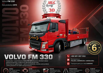 Volvo FM 330 Volvo FM 330/ SKRZYNIA / HDS HIAB 840KG / KABINA SYPIALNIANA …