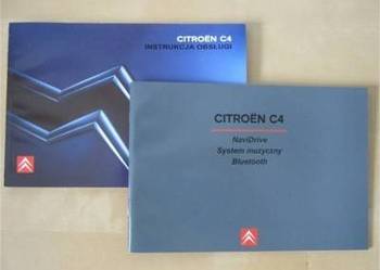 INSTRUKCJA OBSŁUGI  CITROEN  C-4 + radio  Oryginalna fabr.