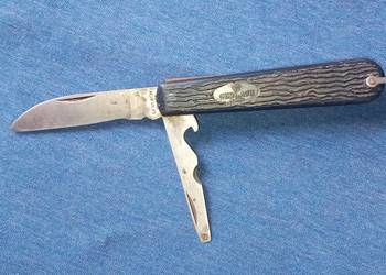 Scyzoryk Gerlach RGMe, okładziny bakelitowe. PRL.