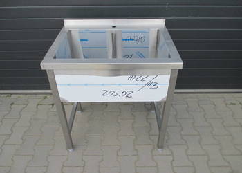 SOLIDNY ZLEW BASEN 2 KOMOROWY 80/60/85 NOWY