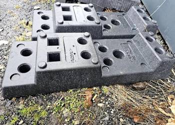 Stopy PVC 17kg do Ogrodzeń Tymczasowych Podstawa Tworzywo