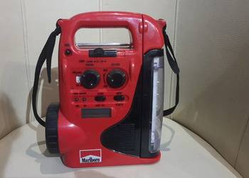 Latarka lampa z radiem zegarek Marlboro Big Sky Radio Lantern SD-1974