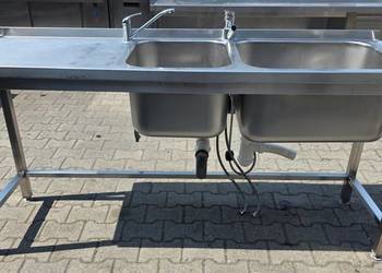 Zlew 2 Komorowy z Blatem -180/60/85 cm - M.996 N