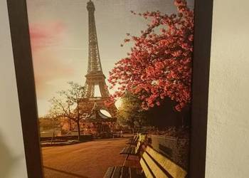 Piękny obraz wieża Eiffla w Paryżu