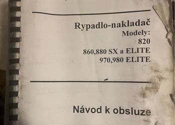 Instrukcja obsługi koparko-ładowarka 820 860 880SX 970 980 ELITE