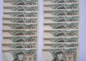 Banknot nominał 50zł z roku 1988