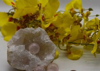 Kolekcjonerska kula KWARCU RÓŻOWEGO 16mm Kamień Miłości #5