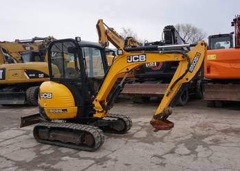 Minikoparka JCB 8026, 2017 rok.