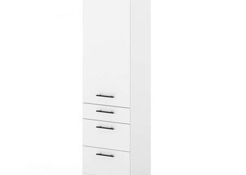 Słupek Kuchenny Stojący 60cm Szafka 3 Szuflady S60s3 Spremium Biały Mat