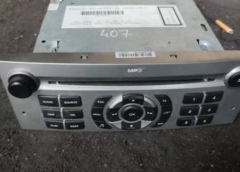 Radio radioodtwarzacz 9660647677 Peugeot 407
