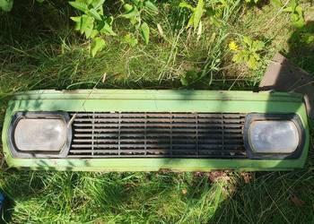 Front pas przedni zielony ze światłami grill lampy wartburg