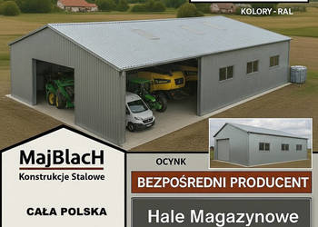 Garaż Blaszany OCYNK  / Wiata Stalowa  /Konstrukcja Stalowa – Maj-Blach