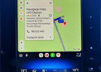 Renault Android Auto R-Link2 Bezprzewodowo CarPlay Mapy 2026 - OLSZTYN