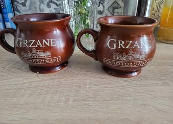 2 Filiżanki Grzane Starotoruńskie- real foto