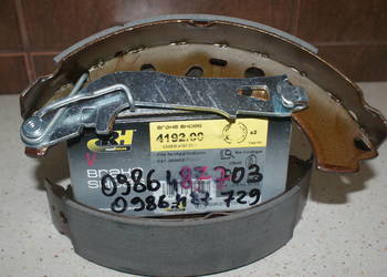0 986 487 729 - BOSCH - SZCZĘKI HAMULC. CITROEN NEMO 08- Szc