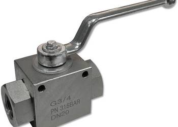 ZAWÓR HYDRAULICZNY RĘCZNY KULOWY 2 DROGOWY 3/4 100L [2416]
