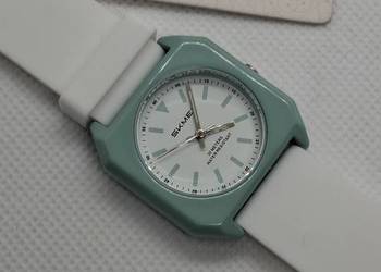 Nowy zegarek damski na co dzień marki SKMEI 7089 kolor cyjan