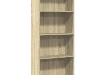 Regał dąb sonoma 60x24x143 cm materiał drewnopochodny WM-857814